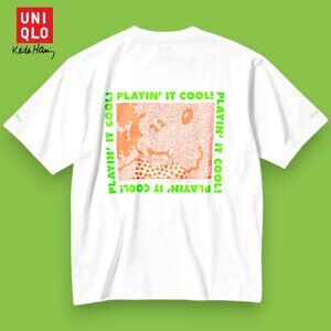 Uniqlo Mickey Mouse x Keith Haring Oversized Short-Sleeve Graphic T-Shirt | Sz L